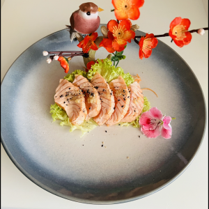 Saumon mi-cuit